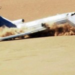 The Boeing 727, was purposely crashed into the Sonoran Desert in Mexico with a combination of £150,000 test dummies and sand bags acting as passengers