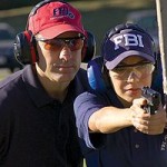 FBI Agent Being Trained to Fire at Paper Terrorists