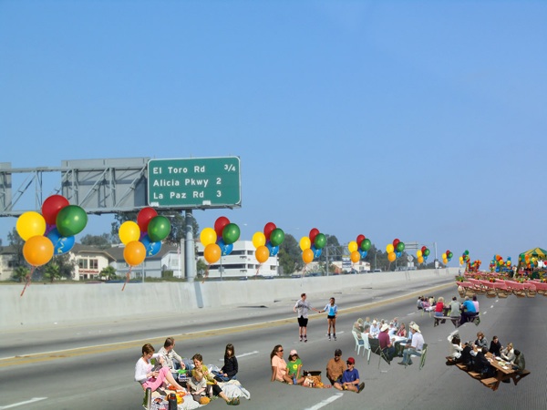 Picnics on the San Diego Freeway