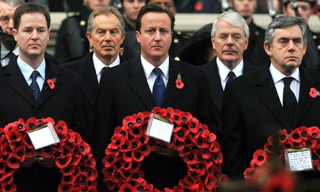 Fascinating Photo: Blair Remembering the War Dead