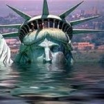 sinking statue