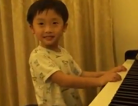 Tsung Tsung Child Piano Prodigy Aged 5